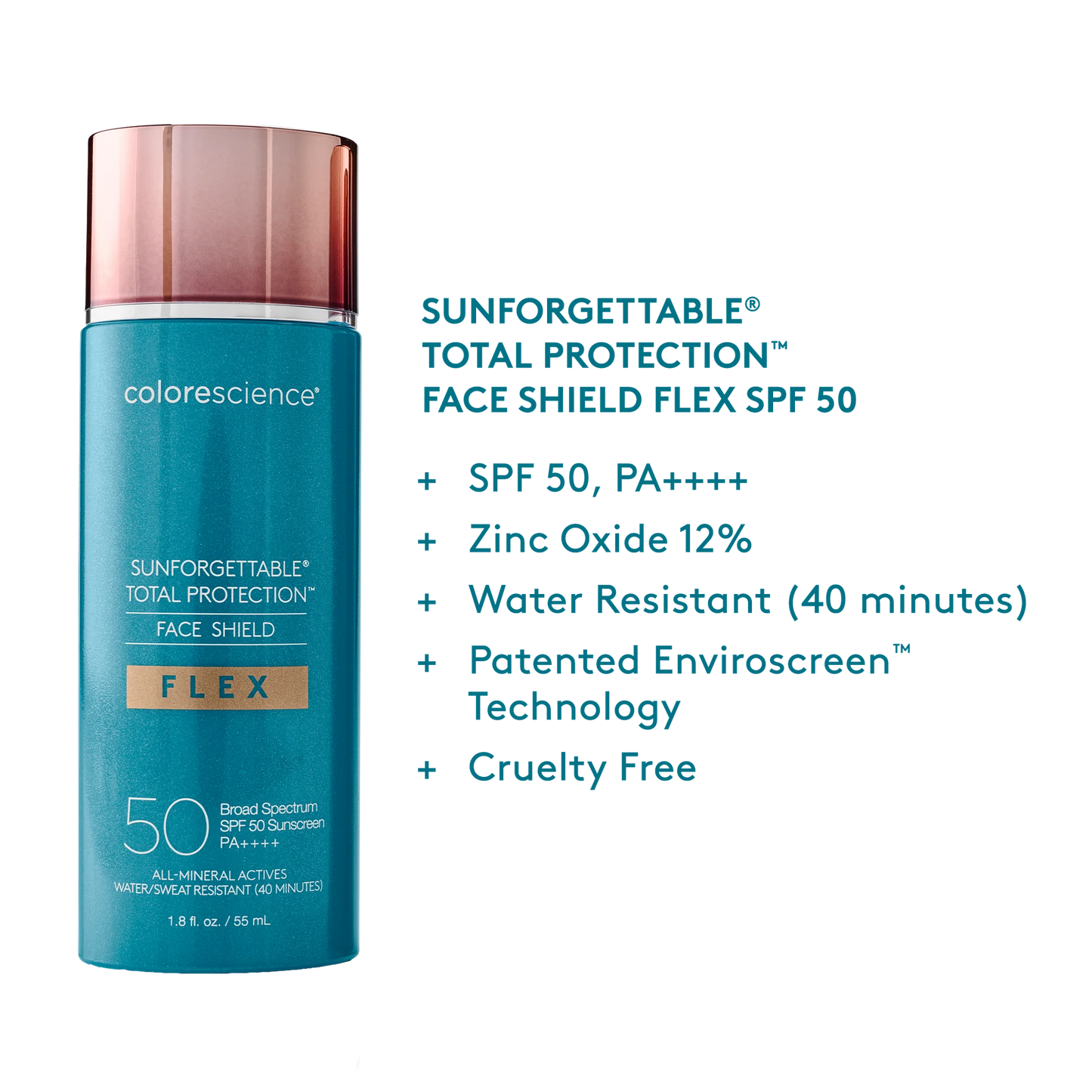 COLORSCIENCE SUNFORGETTABLE  TOTAL PROTECTION FACE SHIELD FLEX SPF 50