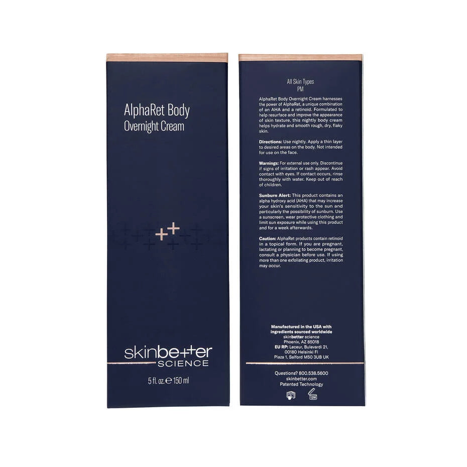 SKINBETTER SCIENCE ALPHARET BODY OVERNIGHT CREAM