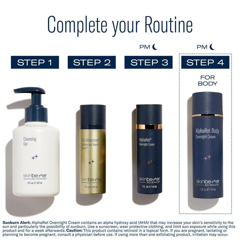 SKINBETTER SCIENCE ALPHARET BODY OVERNIGHT CREAM